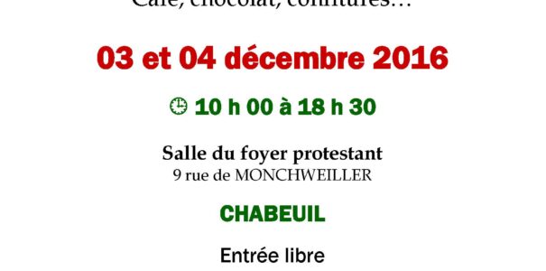 Marché solidaire et équitable de Chabeuil