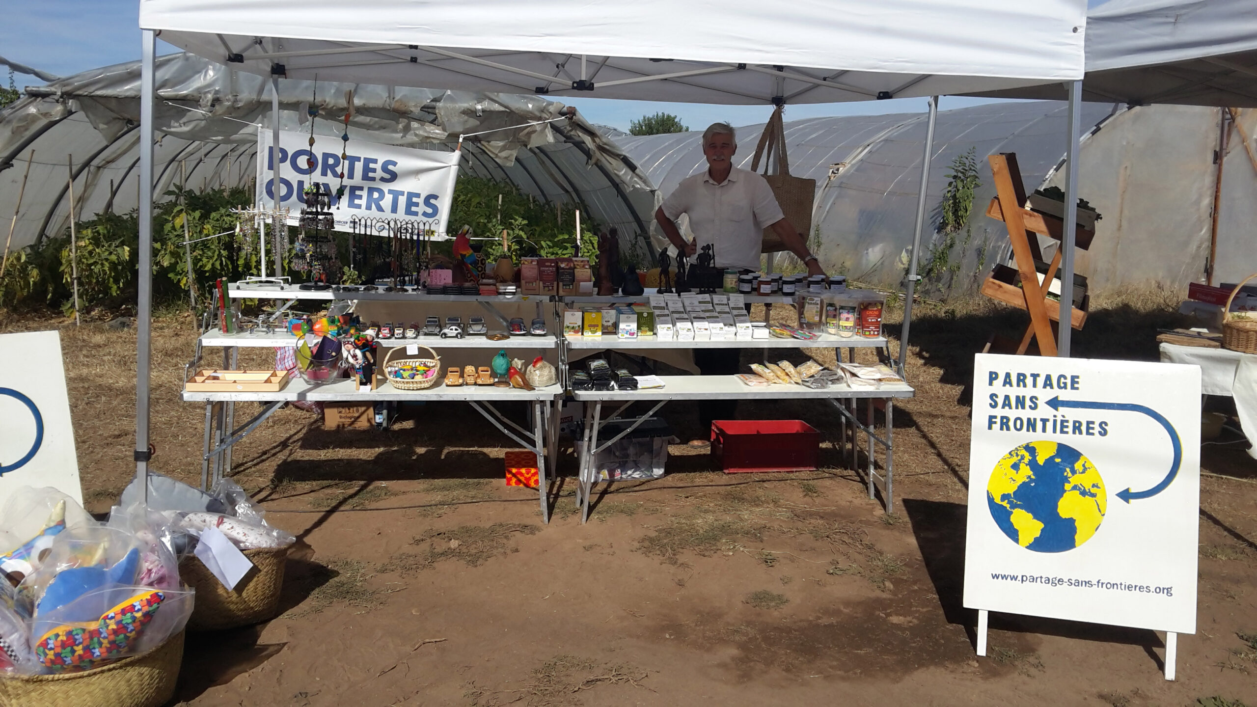 Photographie du marché de Cocagne à Andancette du 22 septembre 2018