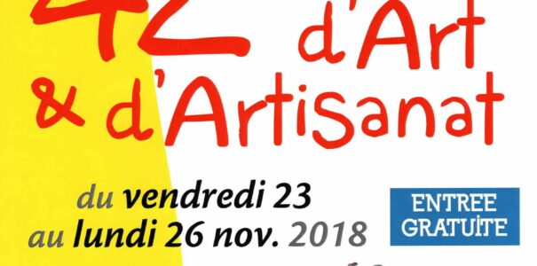 Participation au 42e salon d’Art et d’Artisanat d’Etoile-sur-Rhône