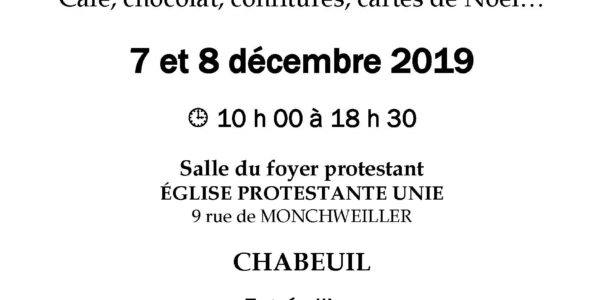 marché solidaire de Noël de Chabeuil