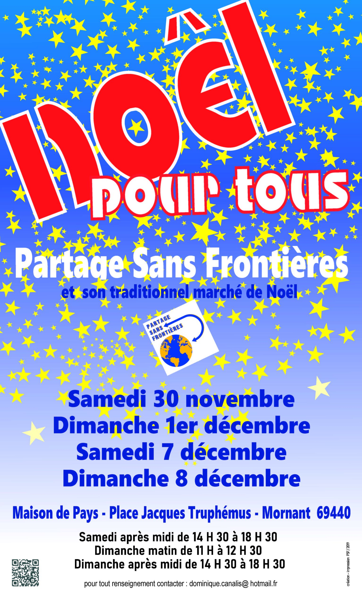 Noël pour tous, marché de Noël de Mornant