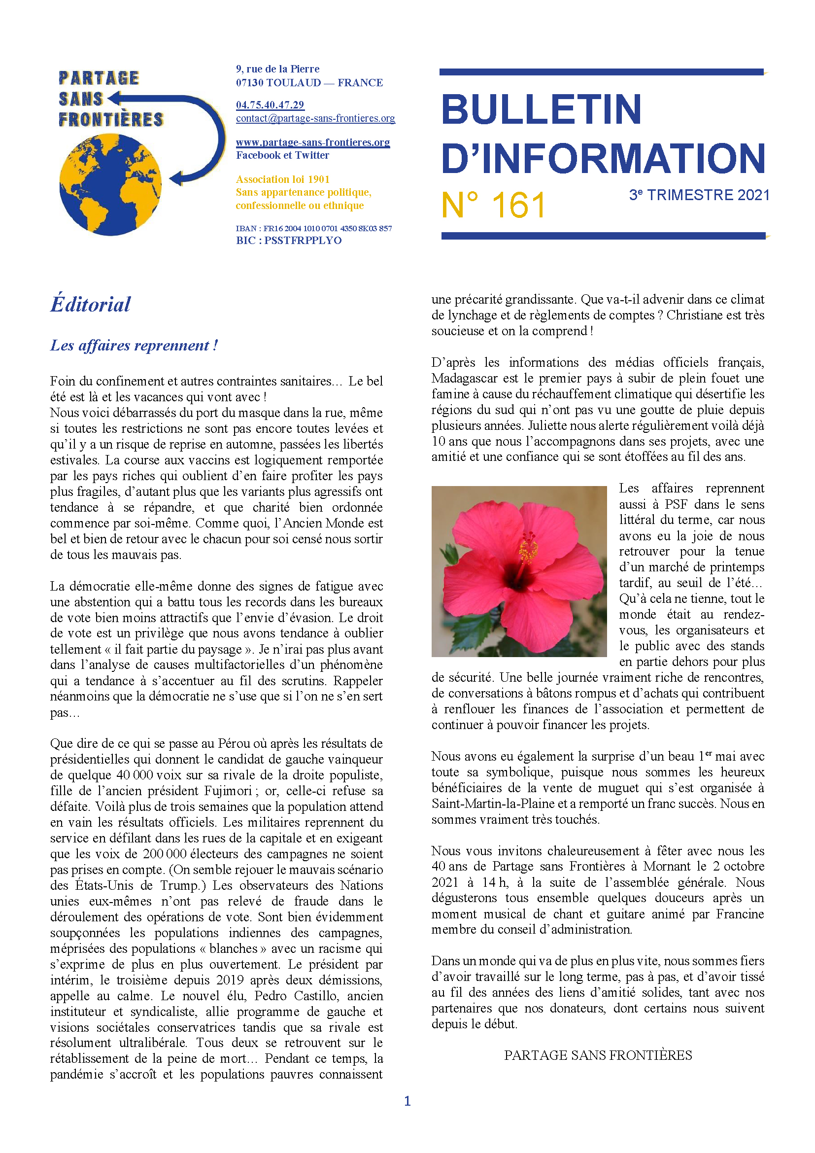 Le bulletin 161 est sorti!