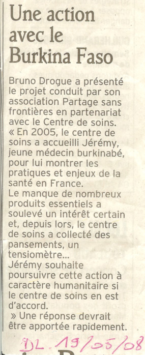 Représentation de la pièce Cher Antoine par la compagnie d’Ici et d’Ailleurs à Saulce pour Partage sans Frontières