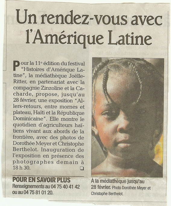 11 ème édition semaine « Histoires d’Amérique latine » de Saint-Péray en ardèche avec l’association Ayllu et Partage sans Frontières – la presse