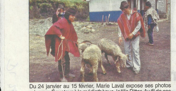 13 ème édition semaine « Histoires d’Amérique latine » de Saint-Péray en ardèche avec l’association Ayllu et Partage sans Frontières – la presse