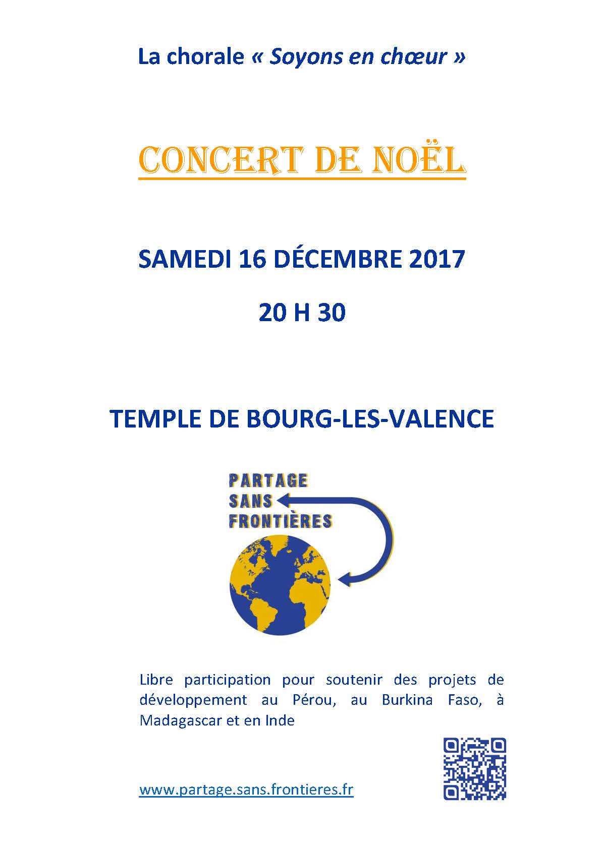 Concert de Noël exceptionnel à Bourg-lès-Valence
