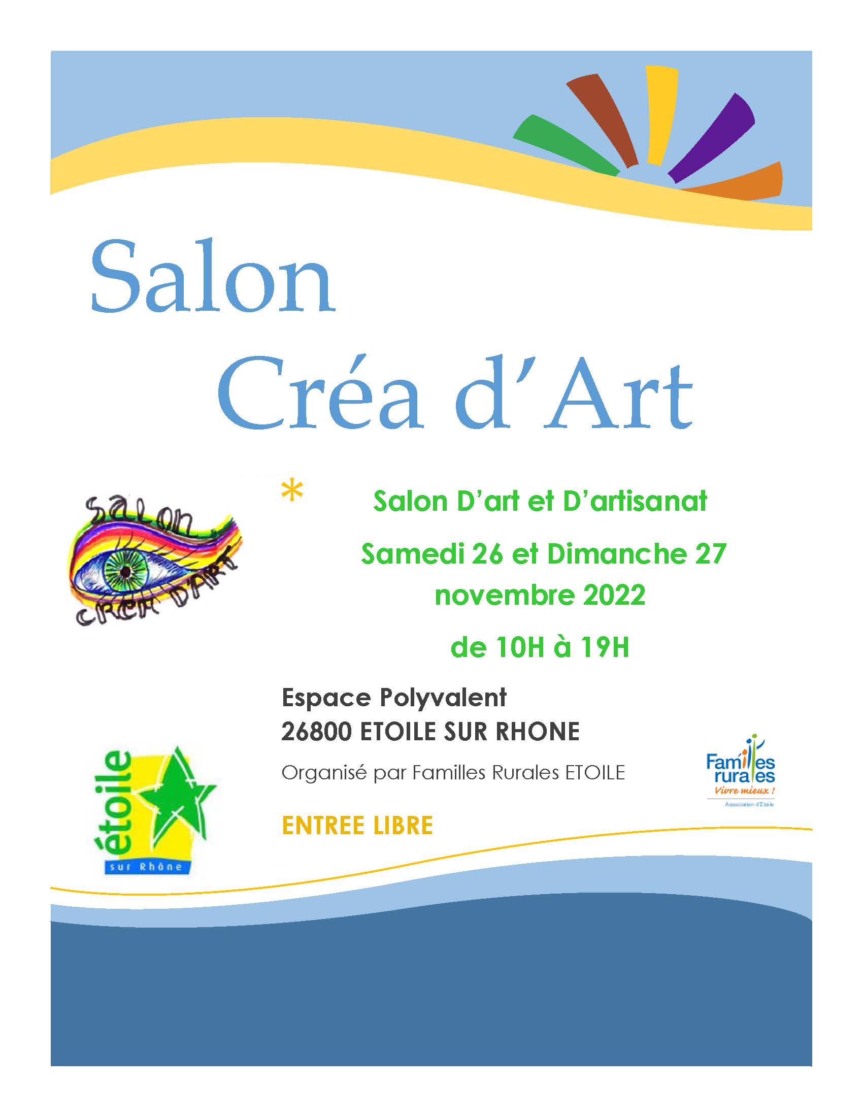Participation au salon Créa d’Art d’Etoile-sur-Rhône
