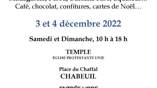 Marché Solidaire de Noël de Chabeuil