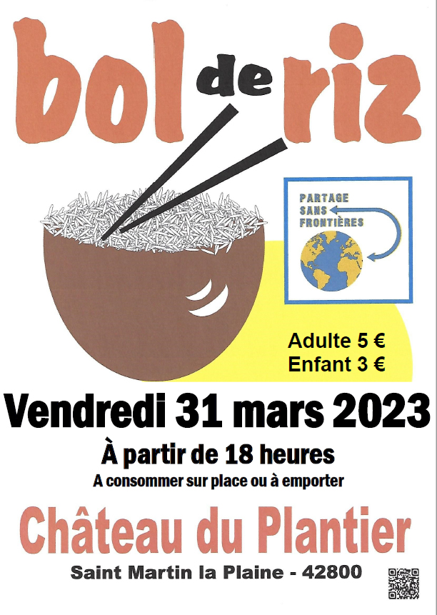 Bol de riz 2023 à Saint-Martin-la-Plaine