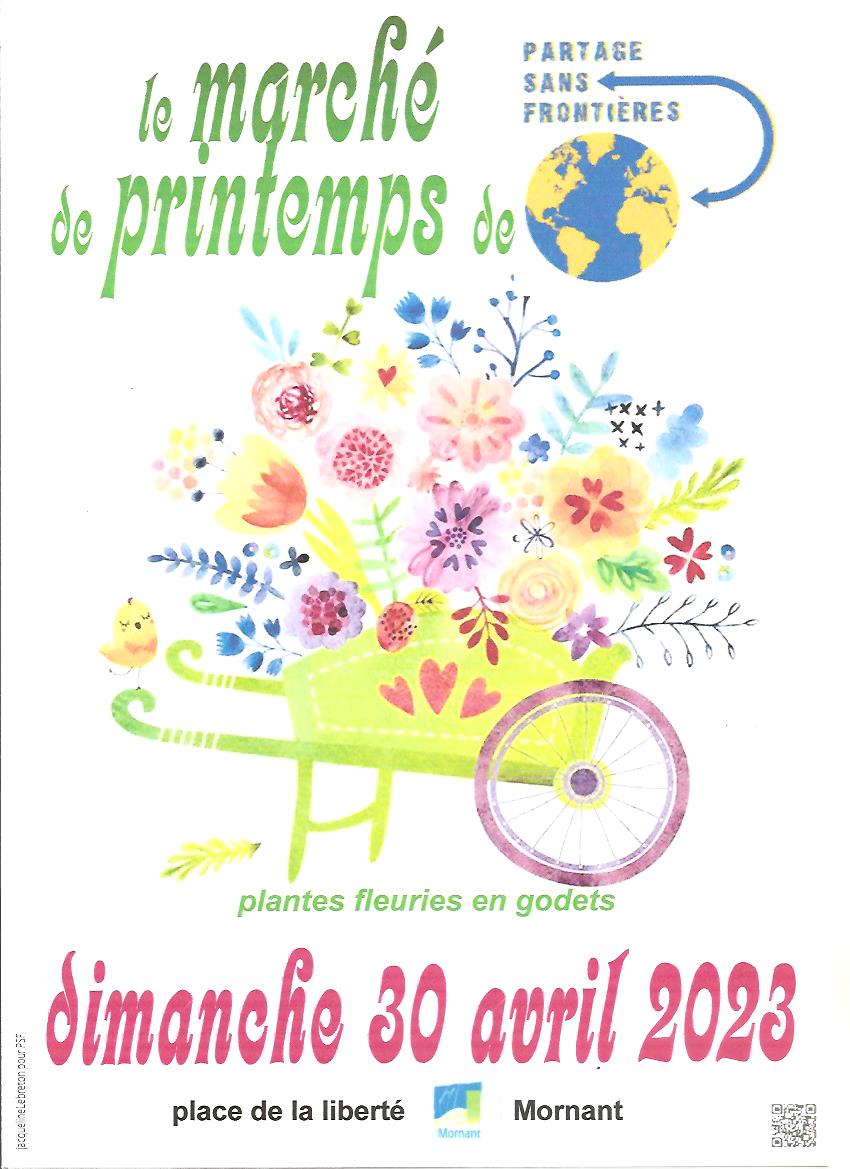 Marché de printemps à Mornant