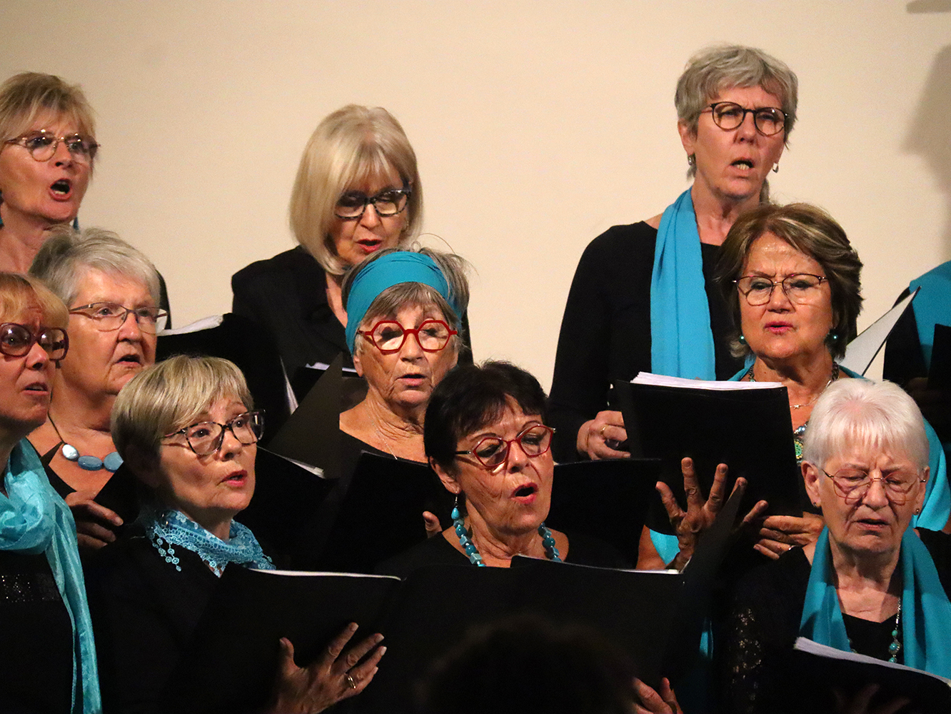 Concert de la chorale de Soyons, "Soyons en choeur" à Châteaudouble au profit de Partage Sans Frontières