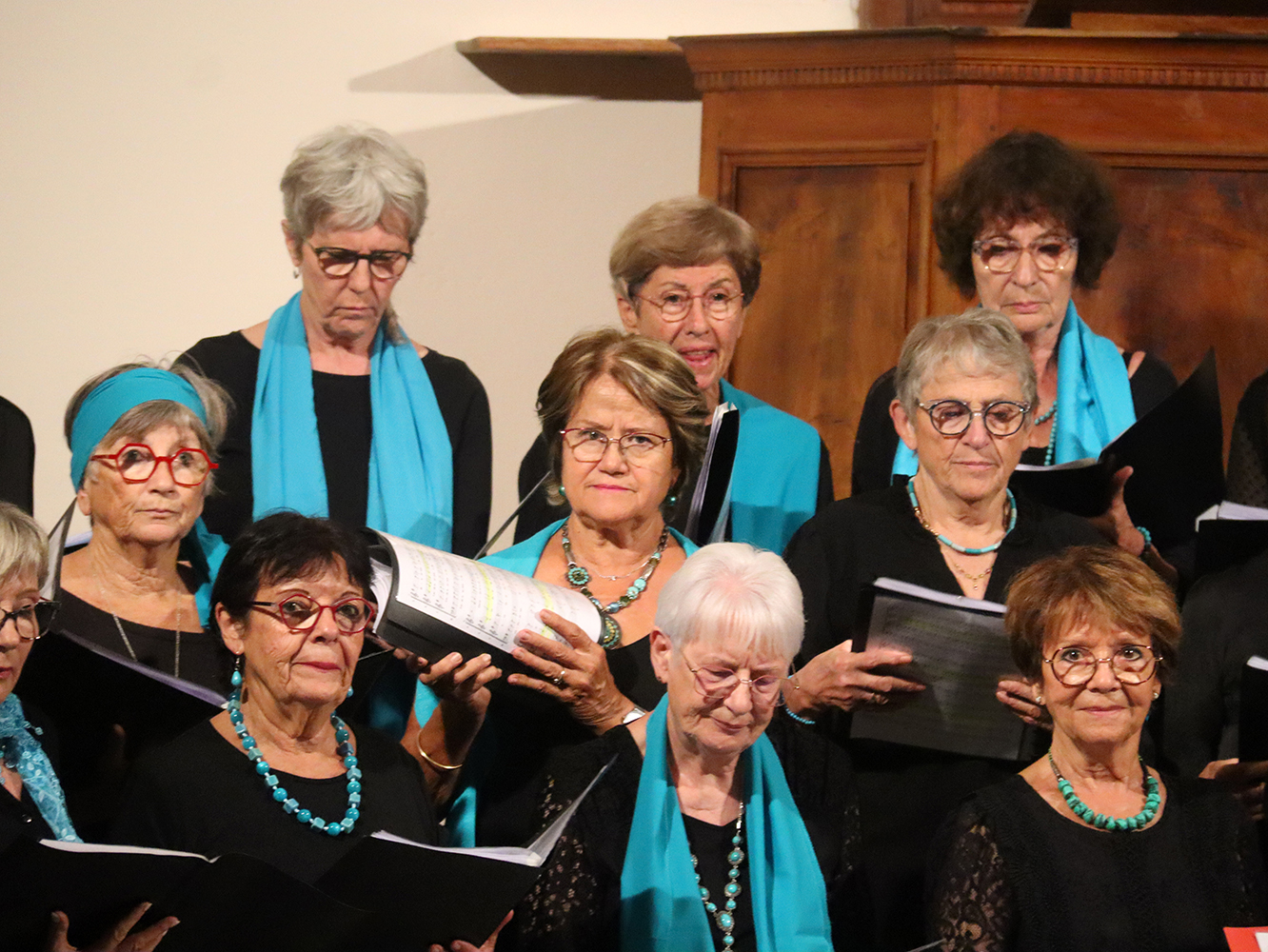 Concert de la chorale de Soyons, "Soyons en choeur" à Châteaudouble au profit de Partage Sans Frontières