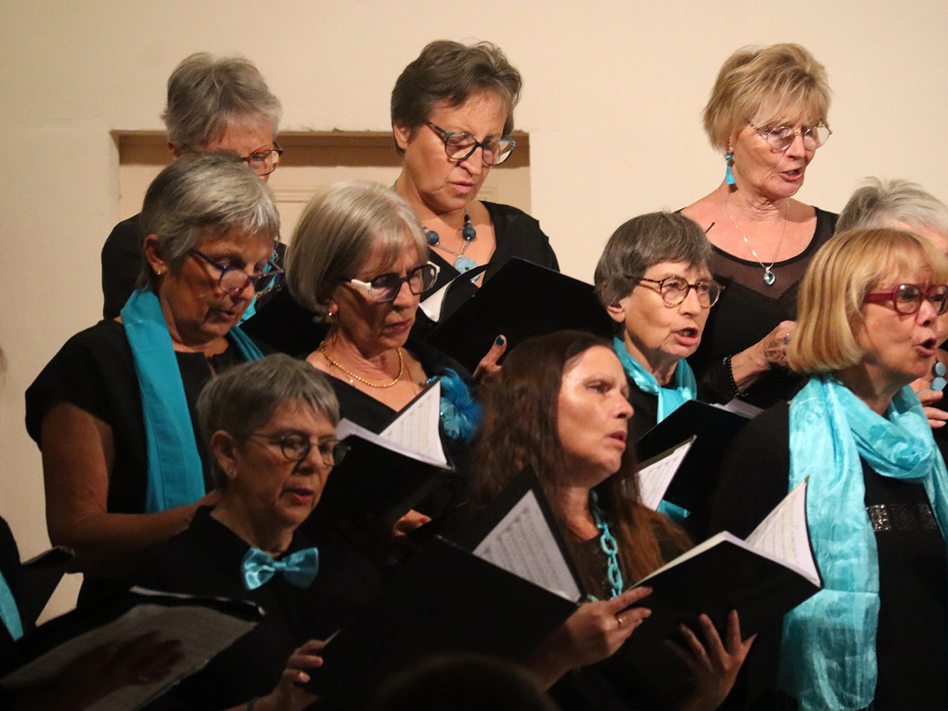 Concert de la chorale de Soyons, "Soyons en choeur" à Châteaudouble au profit de Partage Sans Frontières