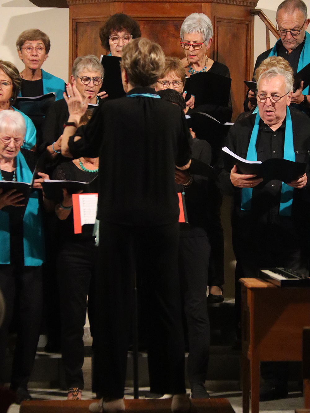 Concert de la chorale de Soyons, "Soyons en choeur" à Châteaudouble au profit de Partage Sans Frontières