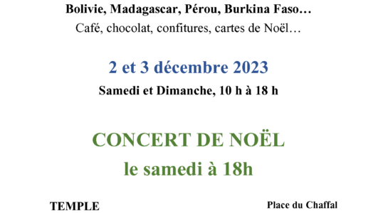 Marché de Noël solidaire de Chabeuil 2023