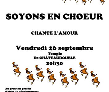 Concert de la chorale « Soyons en choeur »