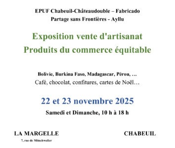 Marché de Noël solidaire de Chabeuil