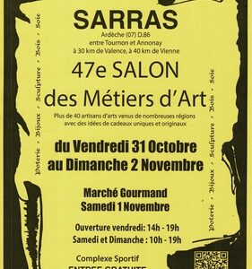 47e salon des métiers d’art de Sarras