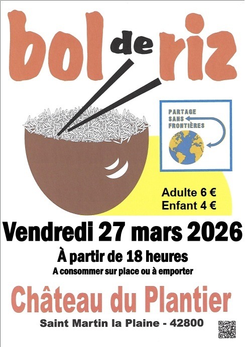 Bol de riz Saint-Martin-la-Plaine 2026