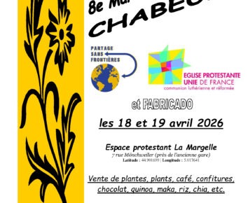 Marché de printemps de Chabeuil en 2026