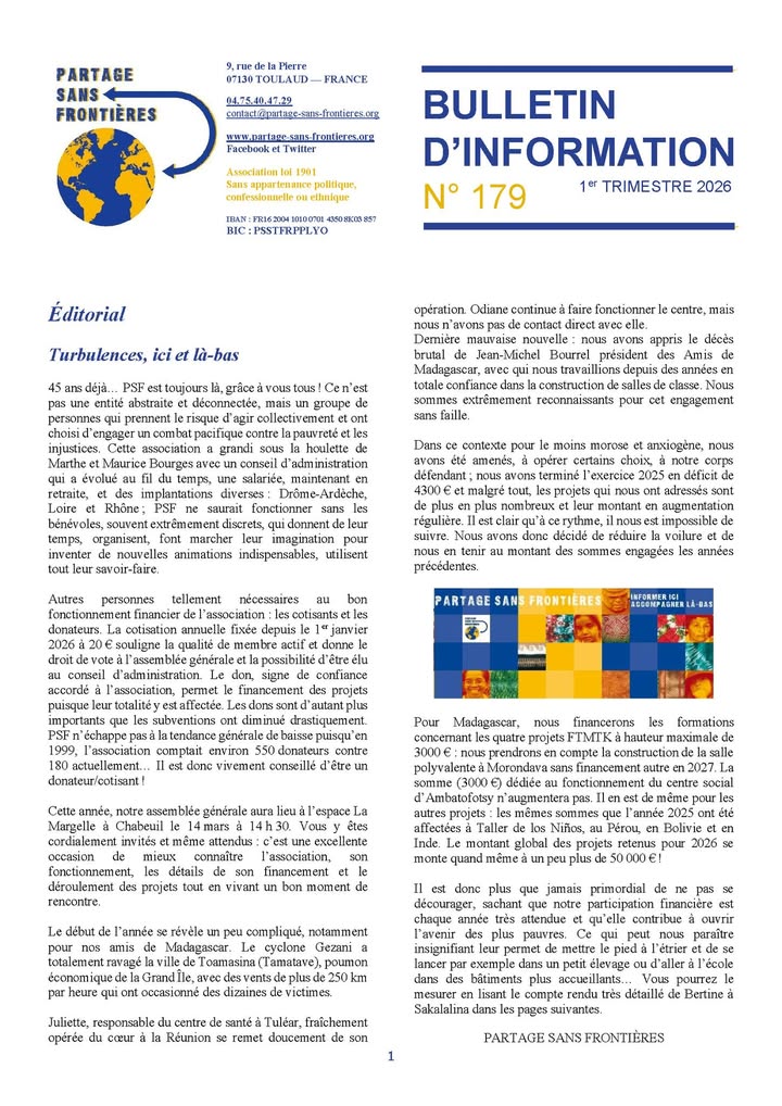 Partage sans Frontières